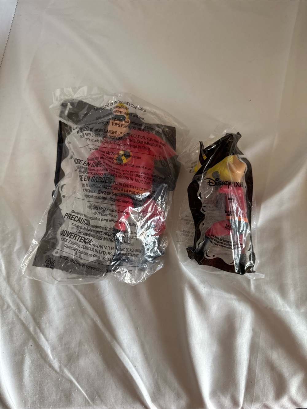 Disney Incredible's 2005 McDonalds (Set Of 2 Toys)